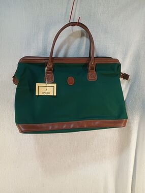 Polo by Ralph Lauren Green and Brown Travel Tote Bag - Men's Carryall